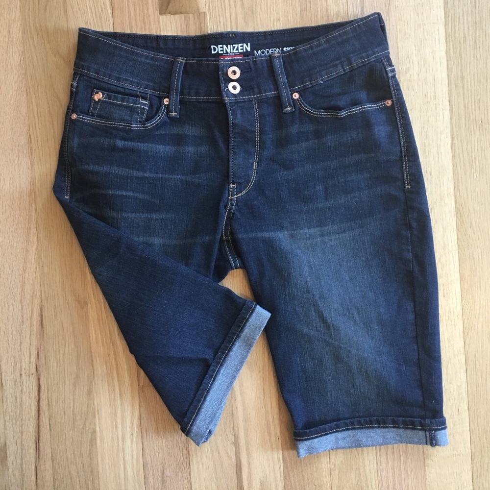 Levi’s Denizen Skinny Shorts Jeans